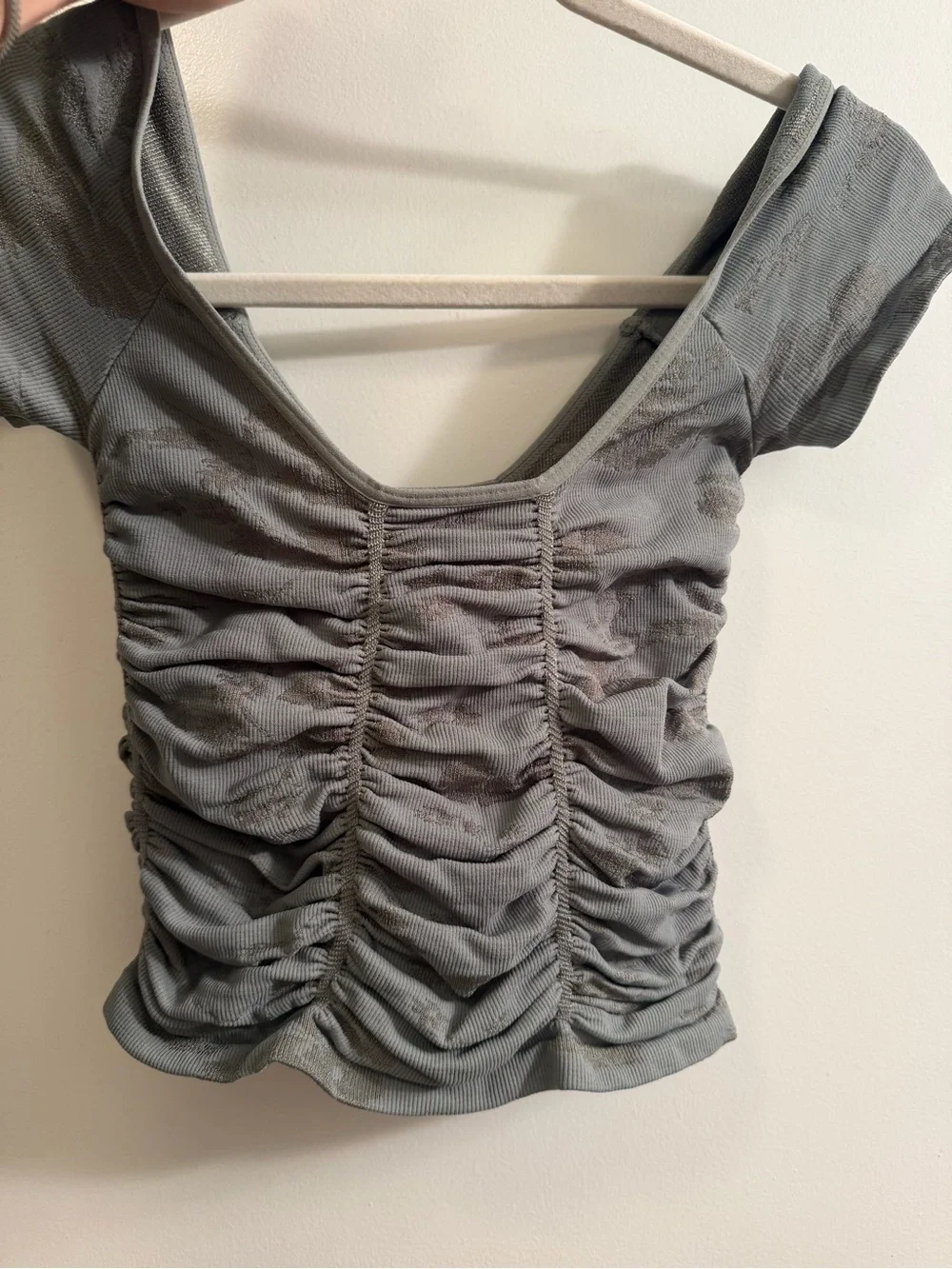 Intimetely free people gotta be you seamless ruched tee